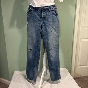 Ann Taylor Loft Cropped distressed Women's Jeans size 10